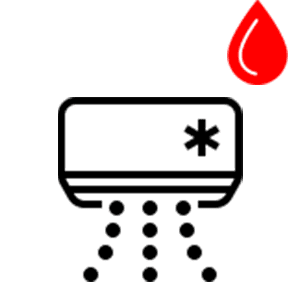 из кондиционера течет вода